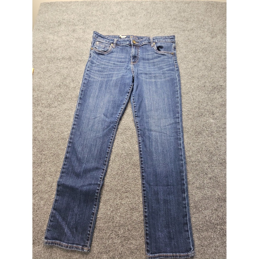 KUT from the Kloth Jeans Womens 16 (38x32)  Blue Catherine Boyfriend Straight